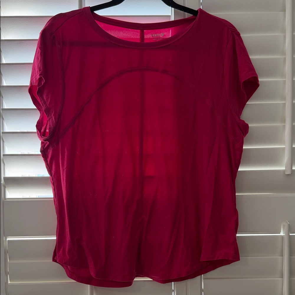 Old Navy Women's Fuchsia Short Sleeve Top